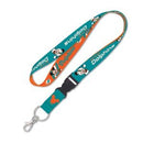 Miami Dolphins Mickey Mouse Lanyard KeyChain w/Detachable Buckle