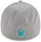 Miami Dolphins New Era Sideline 39Thirty Flex Fitted Hat - Grey