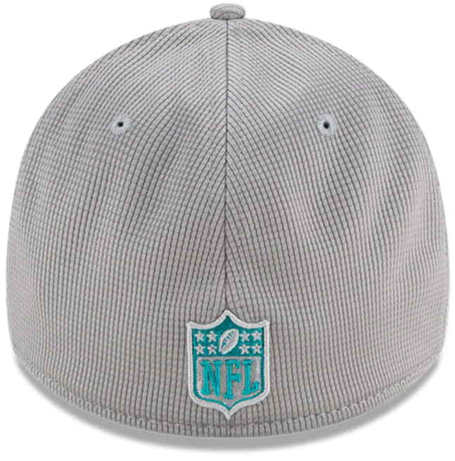 Miami Dolphins New Era Sideline 39Thirty Flex Fitted Hat - Grey