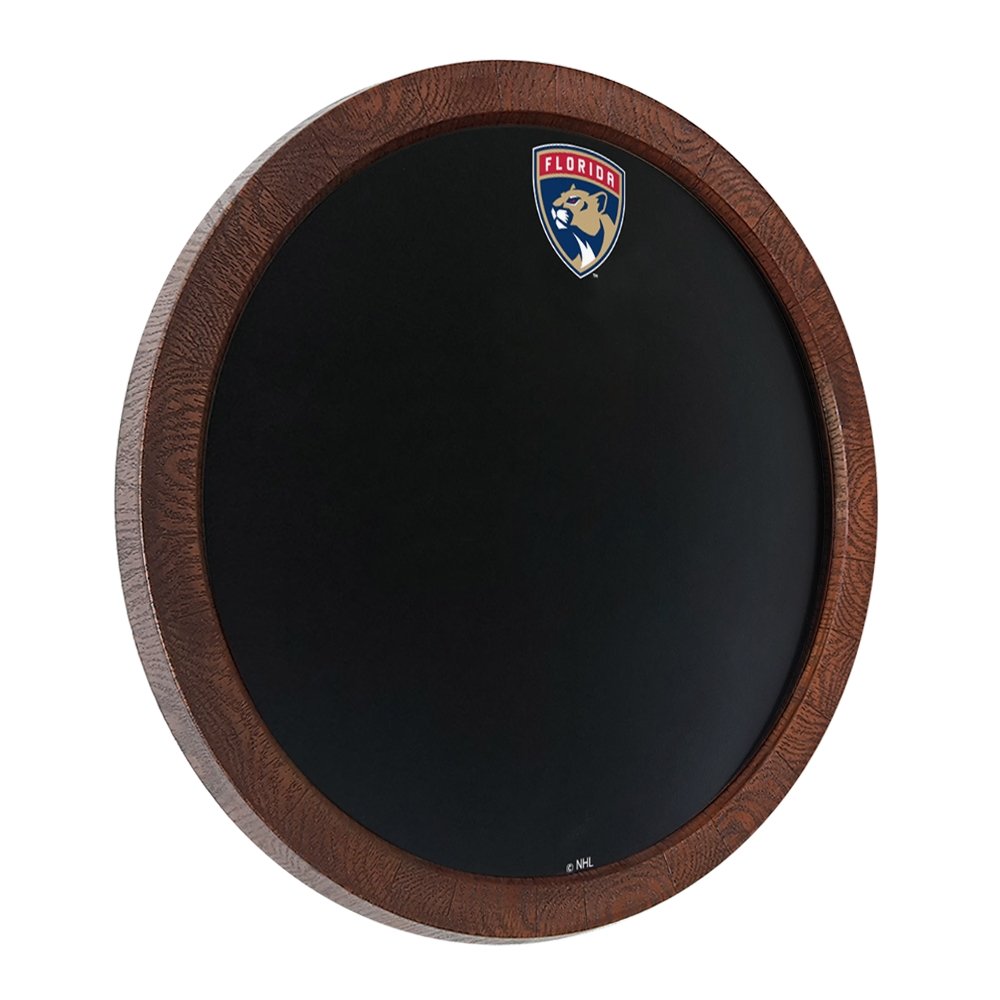 Florida Panthers: Chalkboard "Faux" Barrel Top Sign - The Fan-Brand