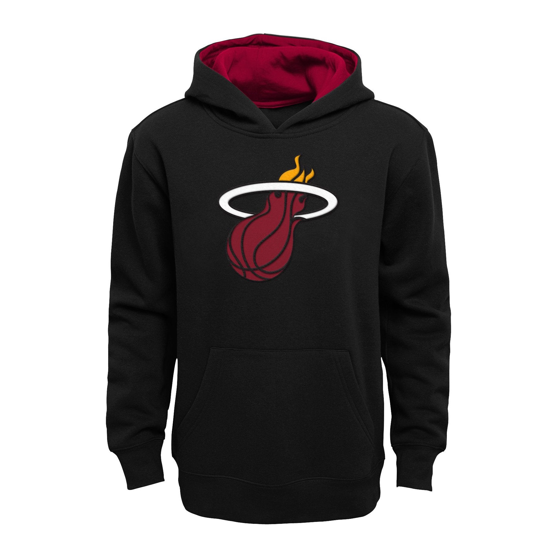 Miami Heat Youth Pullover Hoodie - Black