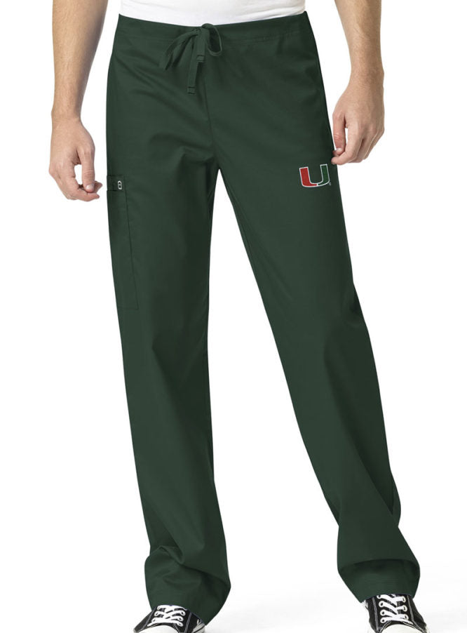 Miami Hurricanes Wonder Wink Unisex Drawstring Cargo Pants - Green