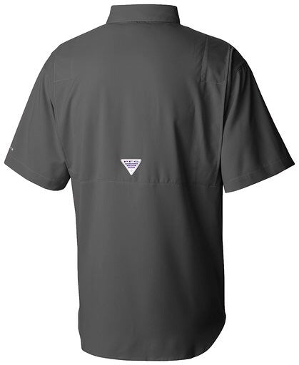Miami Hurricanes Columbia PFG Tamiami Shirt  Sebastian Logo - Forged Gray