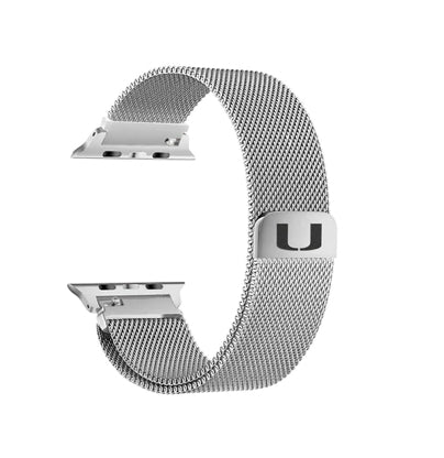 Miami Hurricanes Apple Watch Band - Stainless Steel Mesh