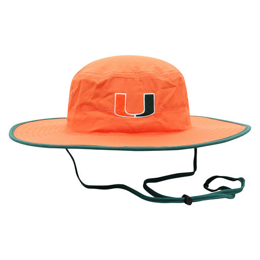 Miami Hurricanes Top of the World Chili Dip Bucket Hat - Orange/Green