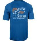Miami Hurricanes Shark Research Seamount UPF 50+ S/S Fishing Shirt - Maliblue