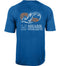 Miami Hurricanes Shark Research Seamount UPF 50+ S/S Fishing Shirt - Maliblue