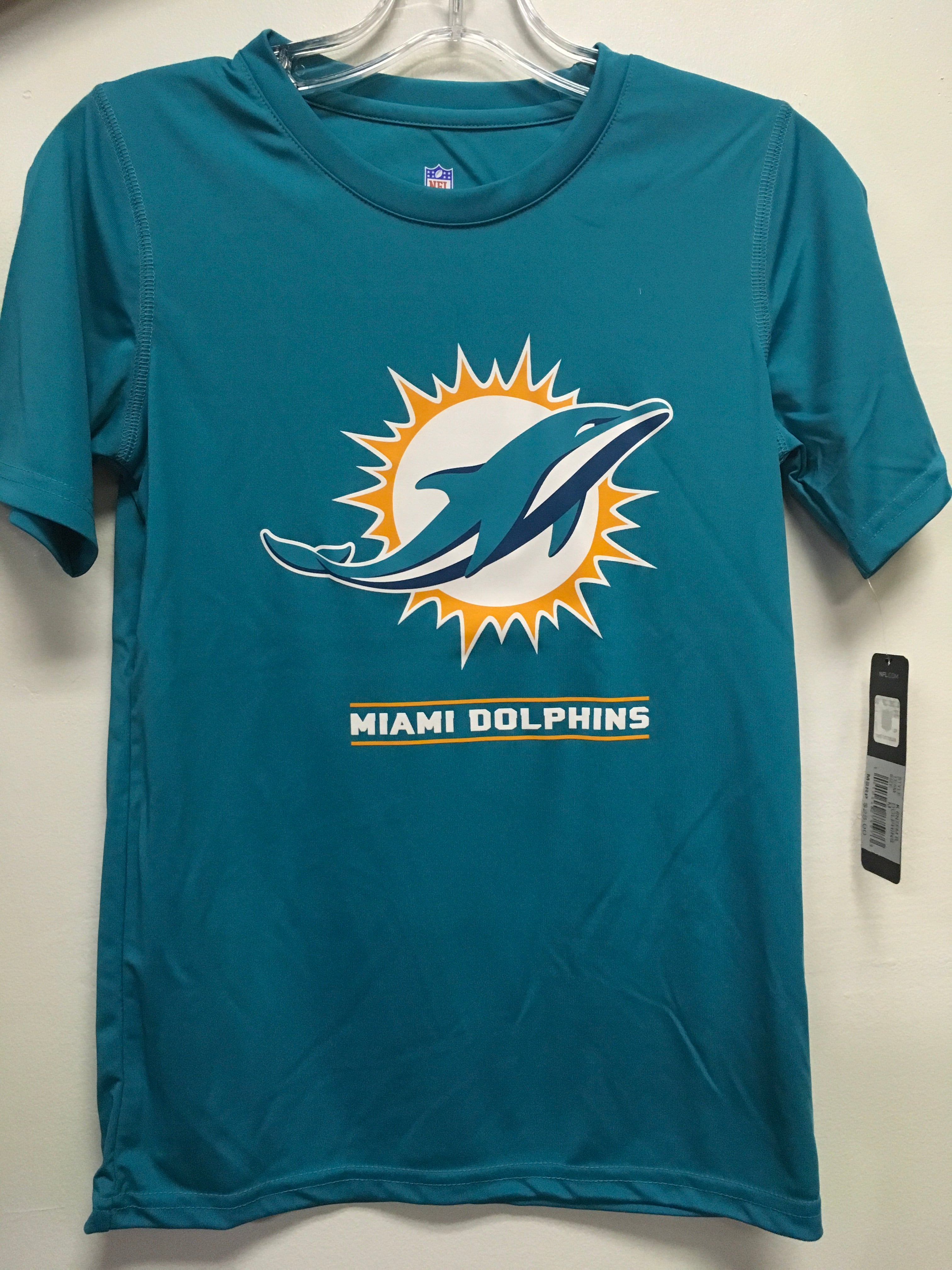 Miami Dolphins Youth Dri-Tek Lift-Off T-Shirt