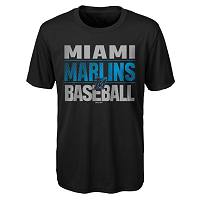 Miami Marlins Youth Winning Streak SS Dri-Tek Tee