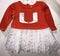 Miami Hurricanes Infant Girl's Jib Tutu Dress