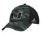 Miami Hurricanes adidas Military Appreciation Structured Flex Hat - Camo