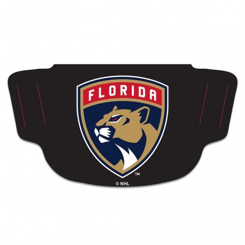 Florida Panthers Fan Mask Face Covers - Black with Logo