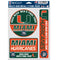 Miami Hurricanes Final Four Multi Use Fan Decal - 3 Pack