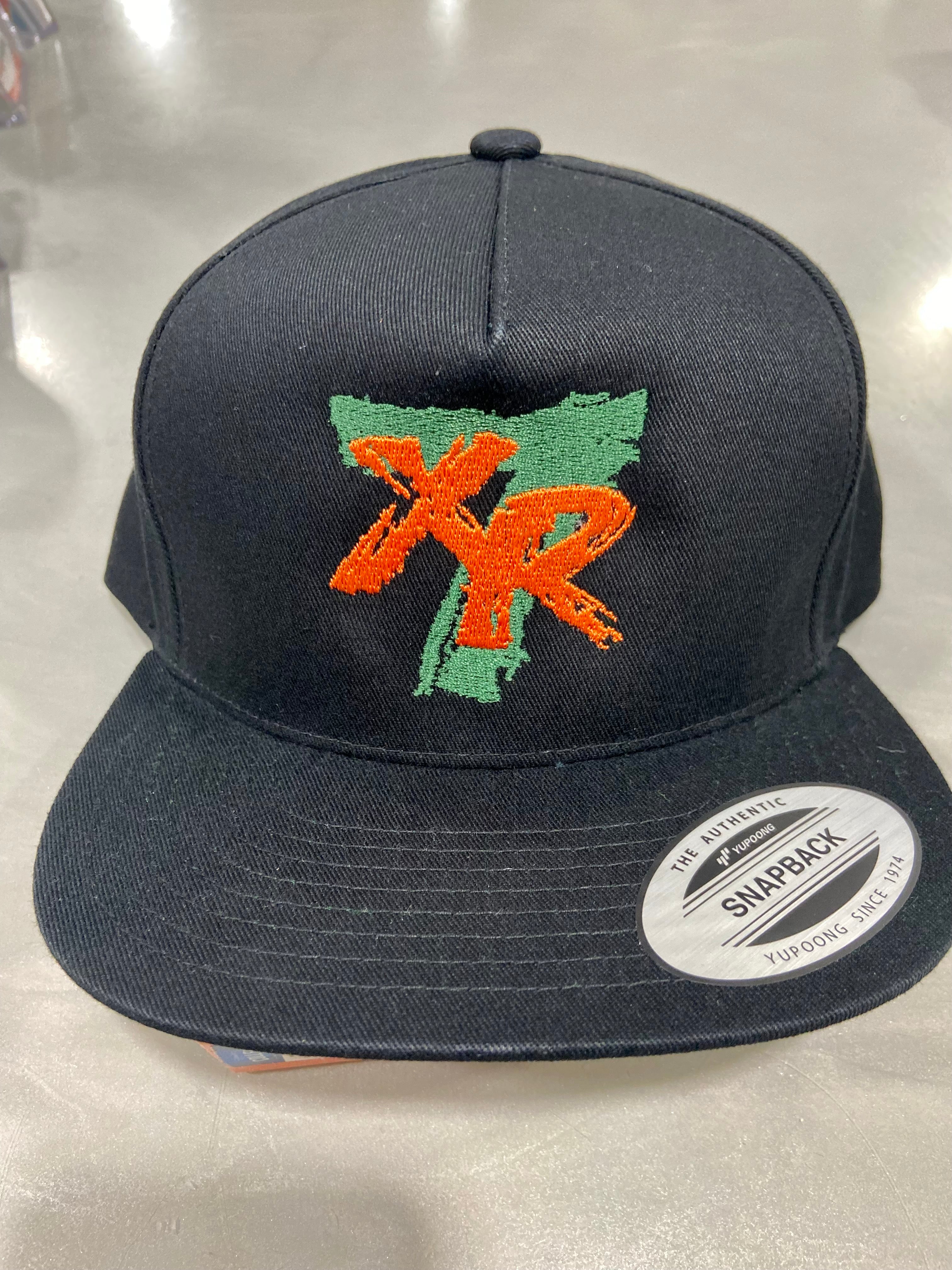 Xavier Restrepo XR7 Flat Bill Snap Back Hat - Black