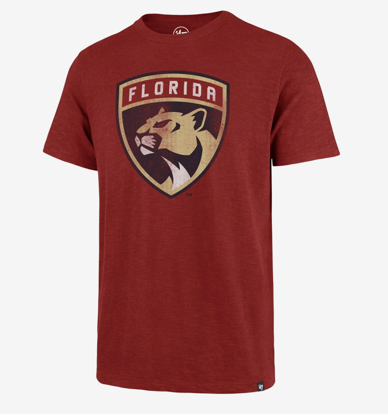Florida Panthers 47 Brand Rescue Grit Scrum T-Shirt - Red