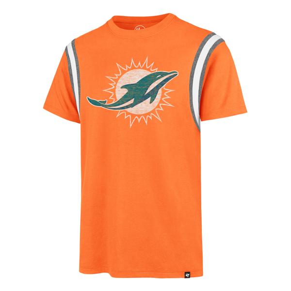 Miami Dolphins '47 Brand Franklin Premier Signal T-Shirt - Orange
