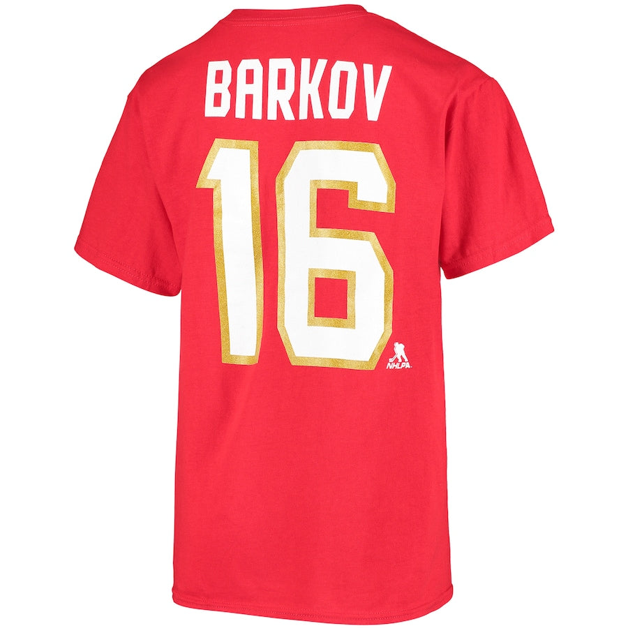 Florida Panthers Youth #16 Aleksander Barkov T-Shirt