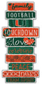 Miami Hurricanes Celebrations Stack Wooden Sign - 24"