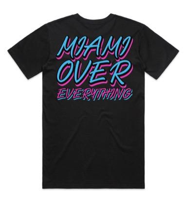 Miami Over Everything Vice M.O.E. T-Shirt - Black