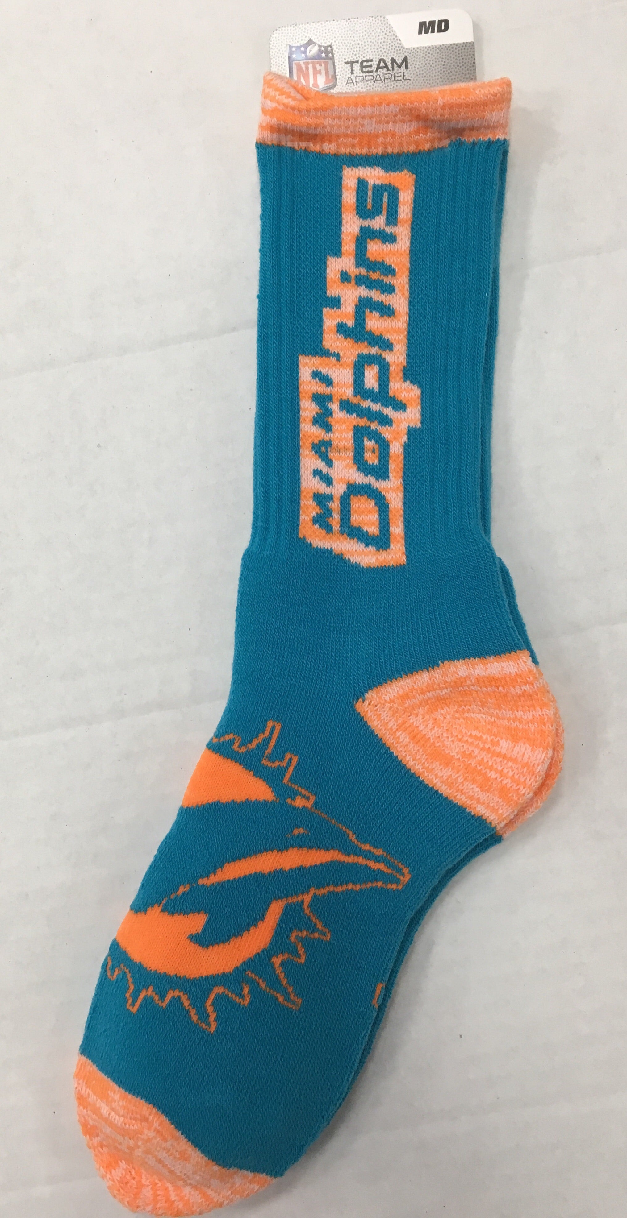 Miami Dolphins Crush Knit Socks - Teal