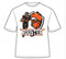 Jaylan Knighton Rooster Youth T-Shirt -White