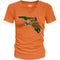 Miami Hurricanes Women's We Run This State Tri_Blend Shirt -Orange