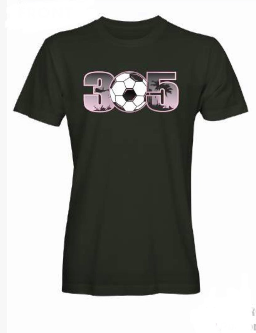 305 Soccer T-Shirt - Graphite Black