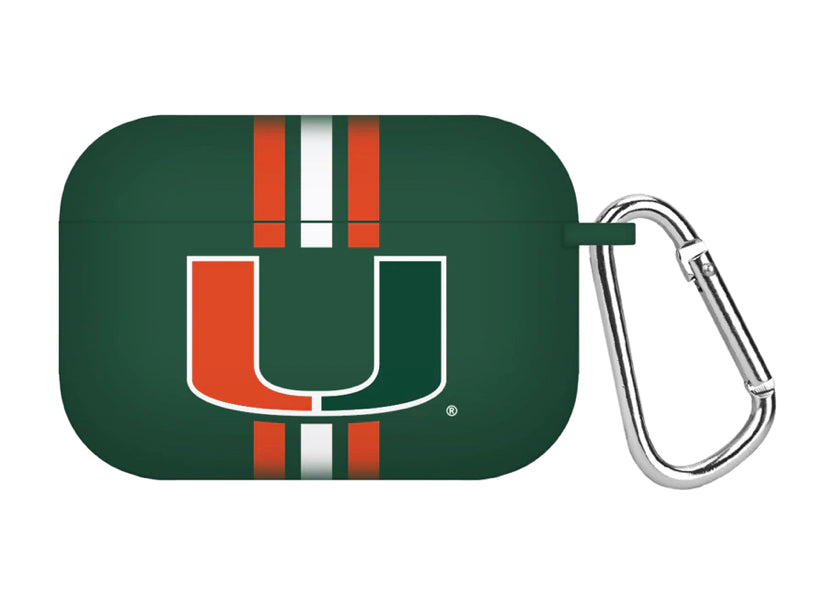 Miami Hurricanes HD AirPod Pro Case Cover - Stripes