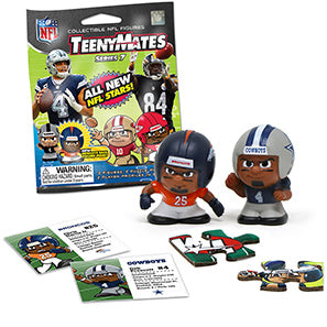 NFL TeenyMates Collectible Figures Pack