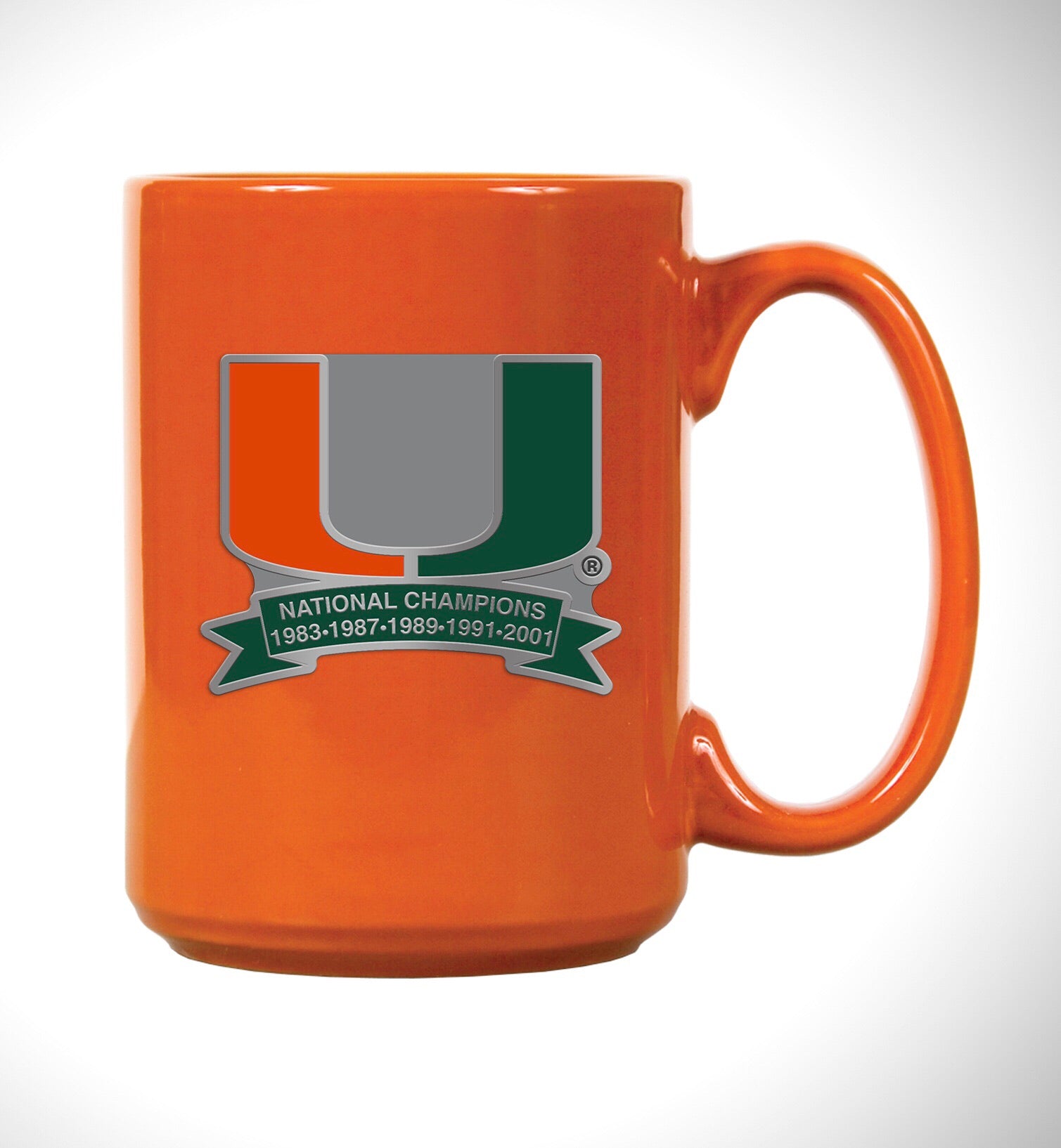 Miami Hurricanes 5 x Champions Mug - Orange