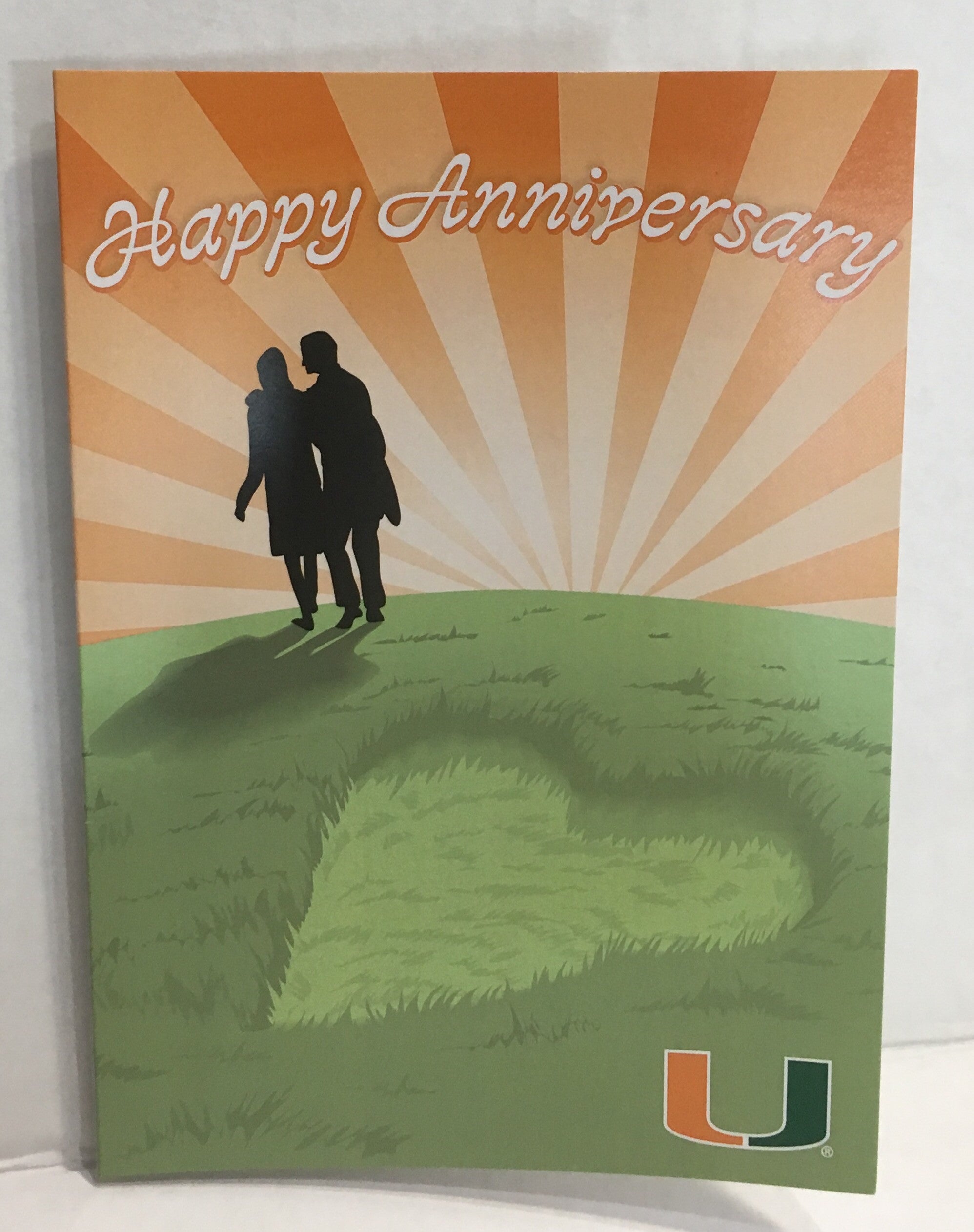 Miami Hurricanes Happy Anniversary Card