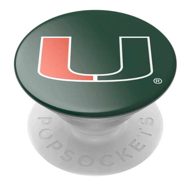 Miami Hurricanes Popsocket U Logo Green
