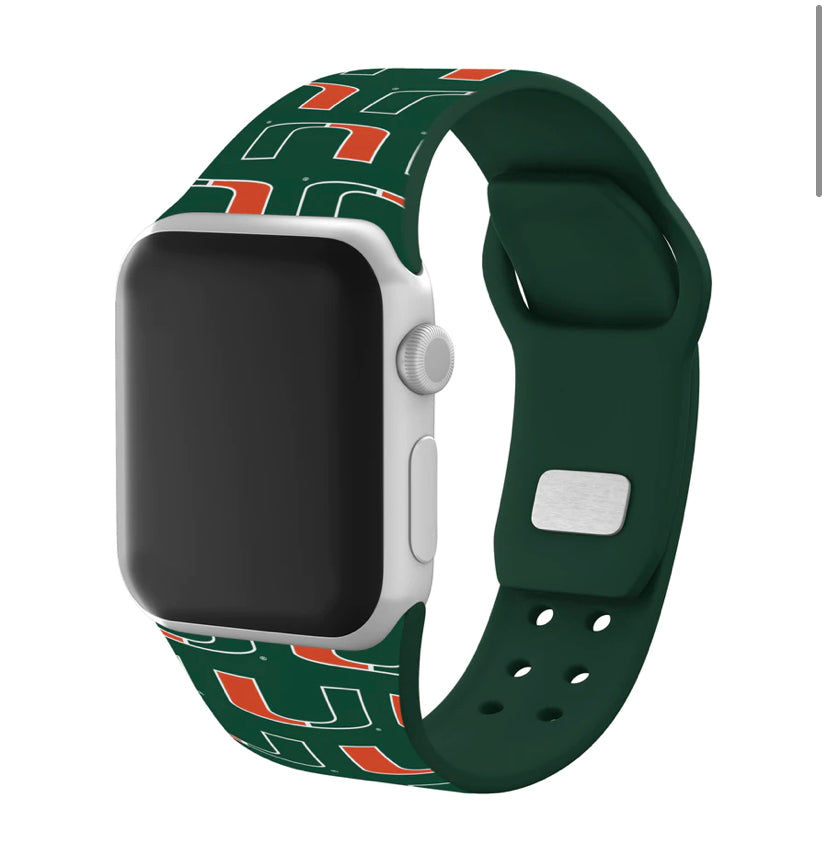 Miami Hurricanes HD Apple Watch Band - Repeat