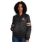 Miami Hurricanes Women's Satin Starter Jacket - Black
