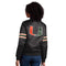 Miami Hurricanes Women's Satin Starter Jacket - Black