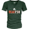 Miami Hurricanes Women’s  Beat FSU Tri-Blend T-Shirt - Green
