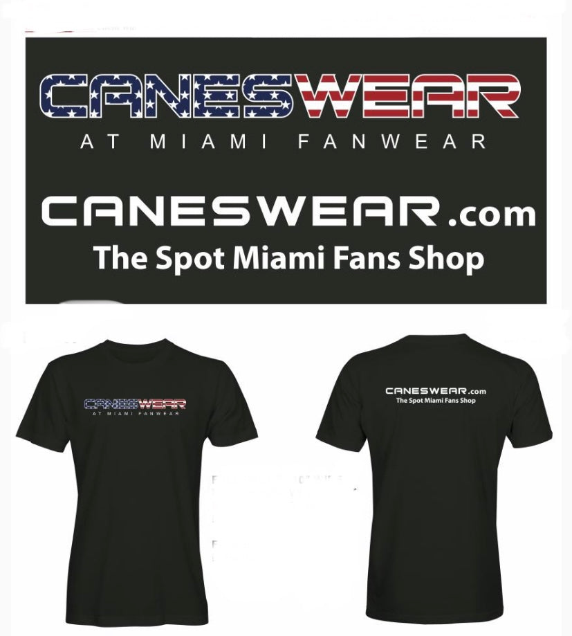 CanesWear Men's T-Shirt - Black - July 4th Edition