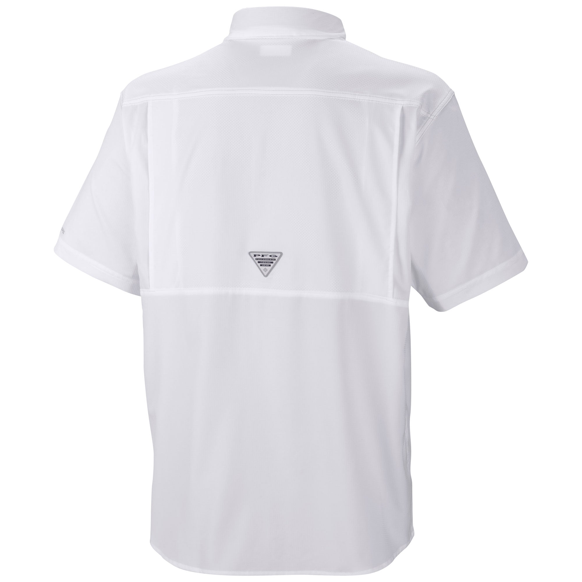 Miami Hurricanes Columbia U Logo PFG Tamiami Low Drag Offshore Shirt - White