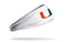 Miami Hurricanes Stretch Headband U Logo - White