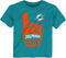 Miami Dolphins Baby Toddler #1 Fan T-Shirt - Aqua