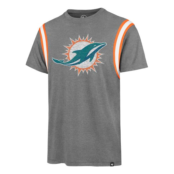 Miami Dolphins '47 Brand Slate Premier Franklin T-Shirt - Slate Grey