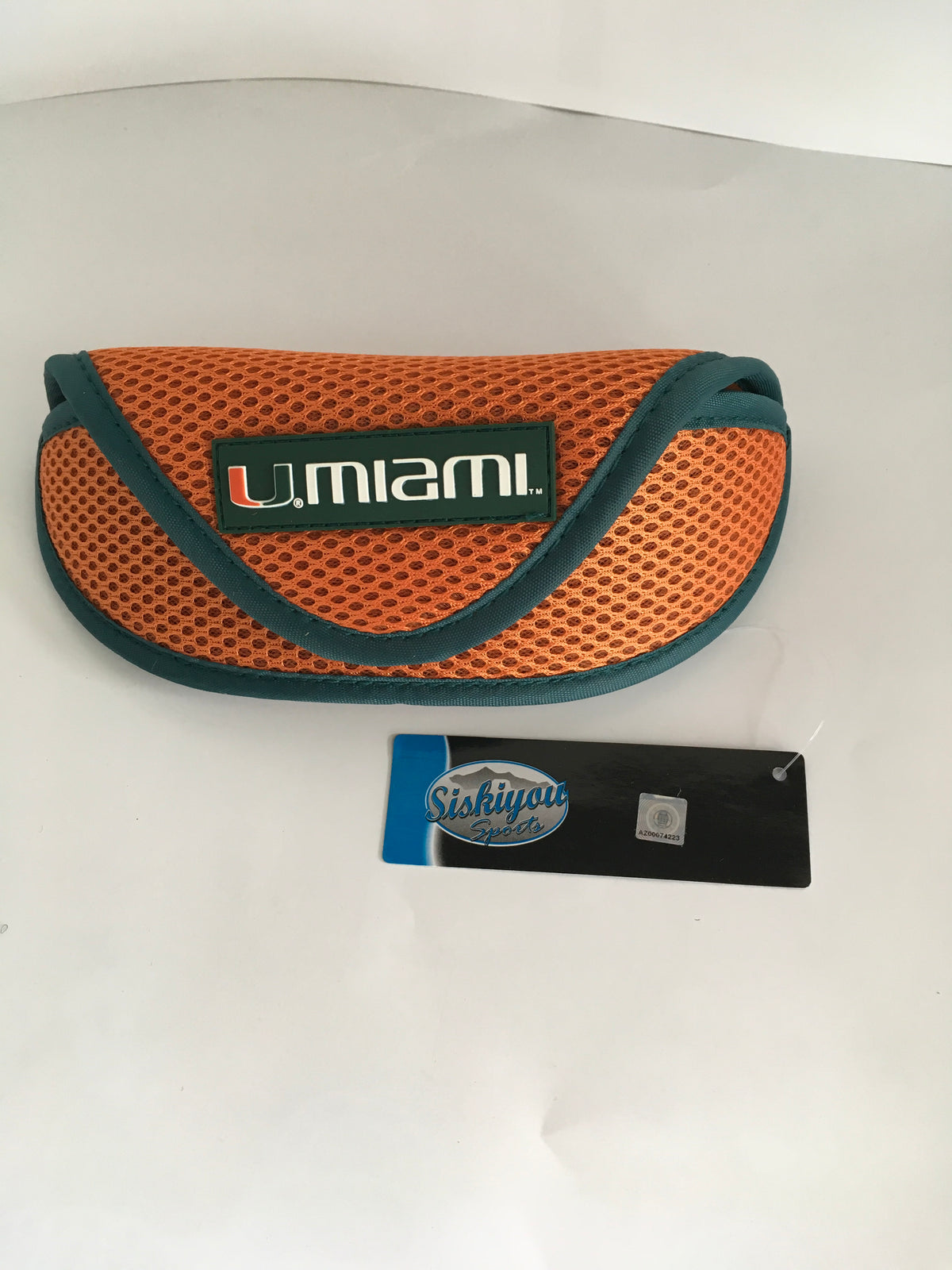 Miami Hurricanes Eye and Sunglasses Case - Orange