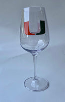 Miami Hurricanes Plastic Stem Wine Glass- 16oz