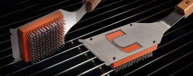 Miami Hurricanes Sportula Classic Grill Brush with Bottle Opener