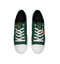 Miami Hurricanes Youth Low Top Big Logo Canvas Sneakers