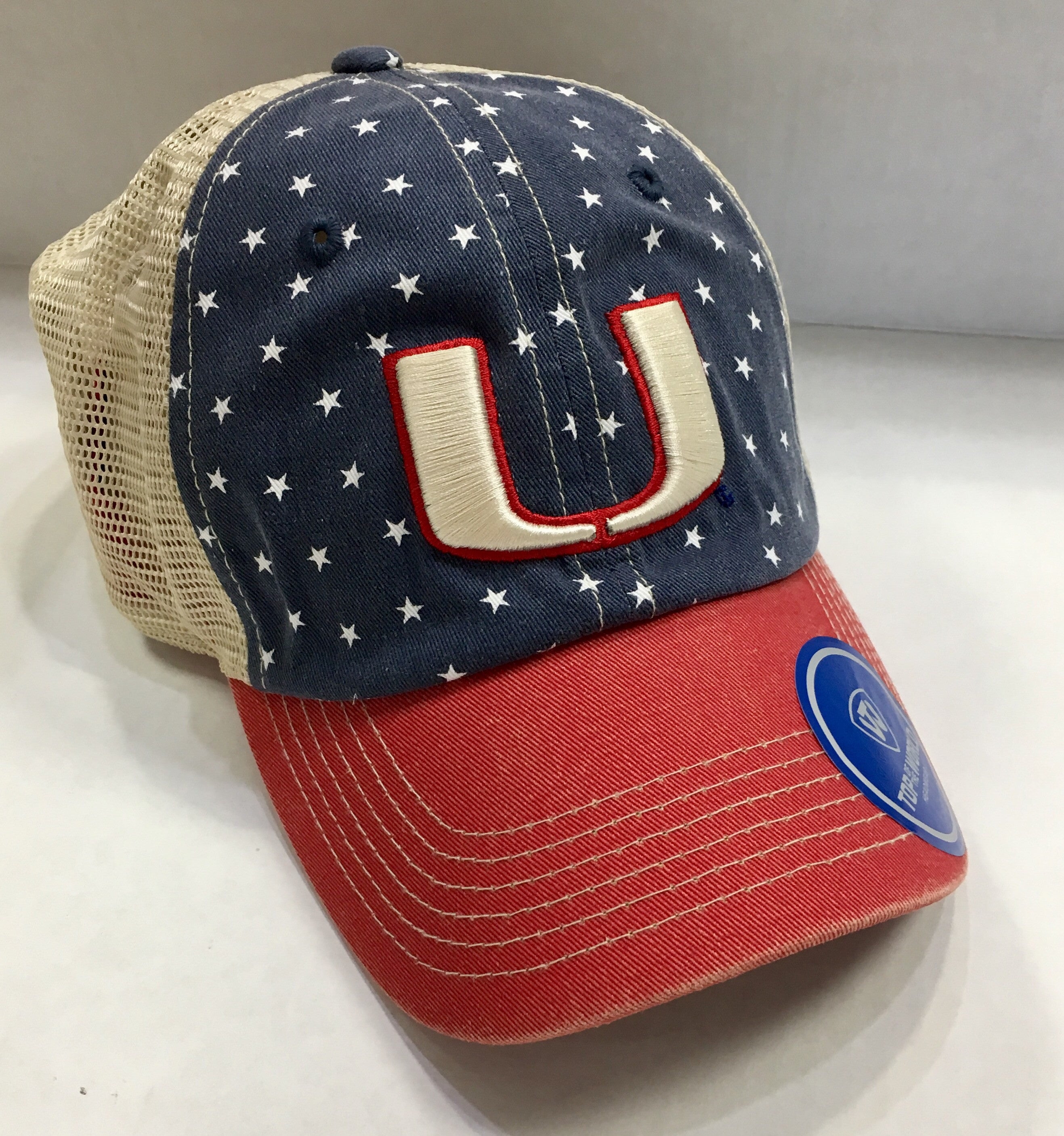 Miami Hurricanes Freedom Stars & Stripes Trucker Hat