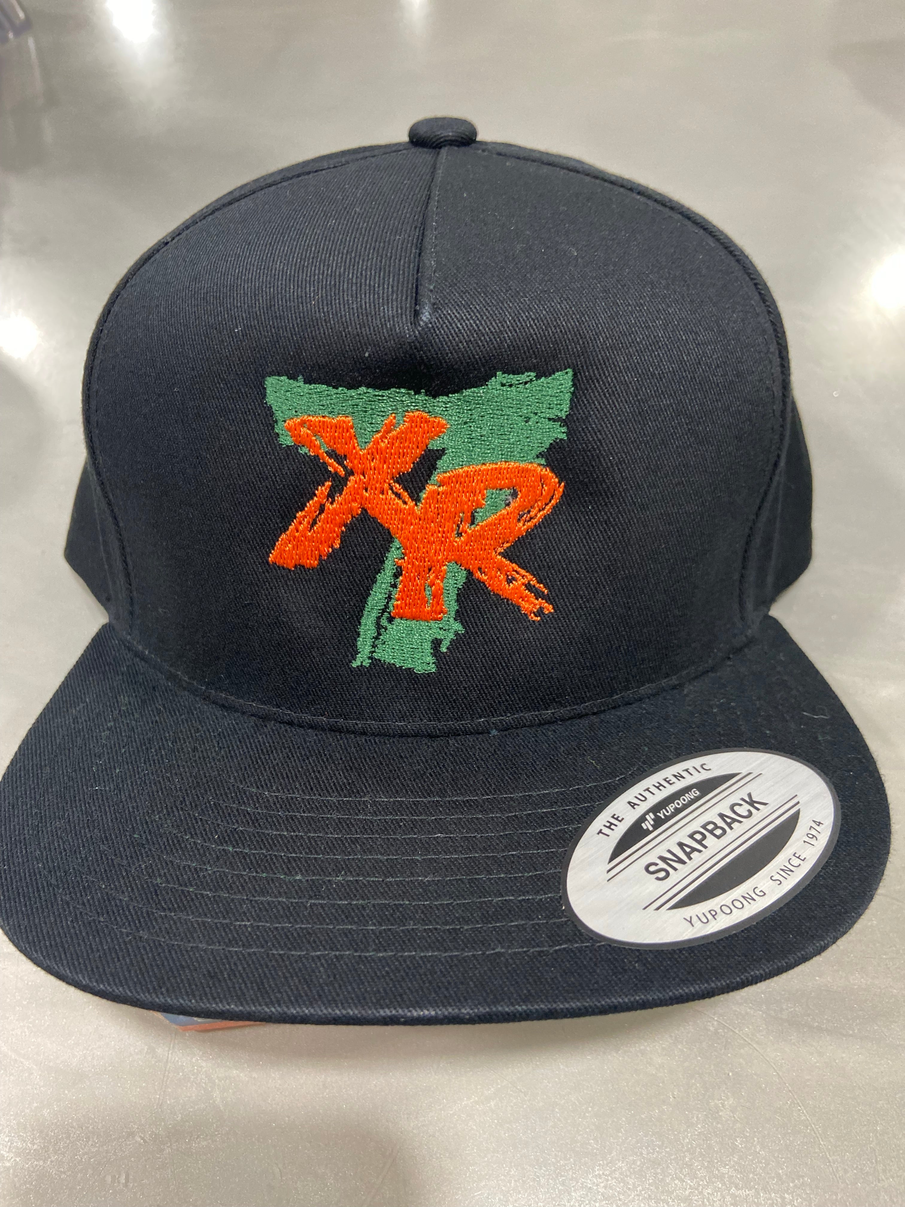 Xavier Restrepo XR7 Flat Bill Snap Back Hat - Black