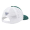 Miami Hurricanes Columbia PFG Mesh Snapback Hat - Green/White