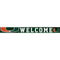 Miami Hurricanes 16 inch Wooden Welcome Strip