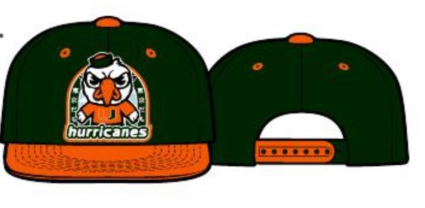 Miami Hurricanes Youth Tokyodachi  Flat Brim Snap Back